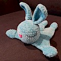 Crochet bunny blankie