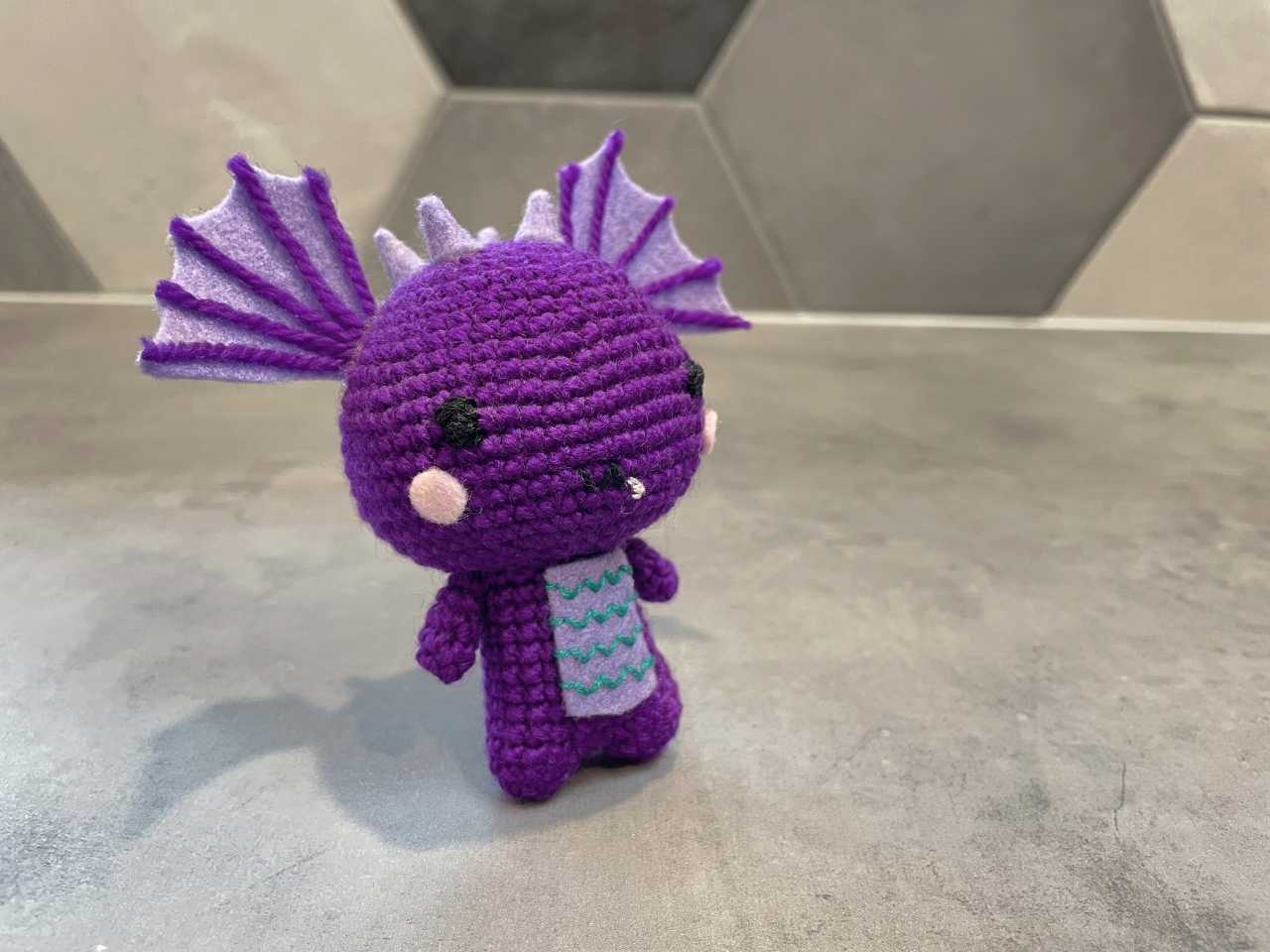 Amigurumi dragon