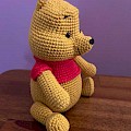 Winnie the Pooh amigurumi, side view