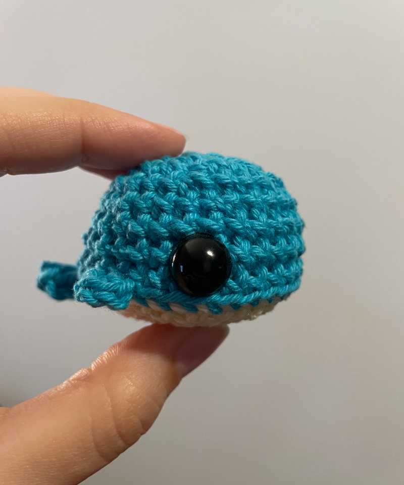 Amigurumi whale