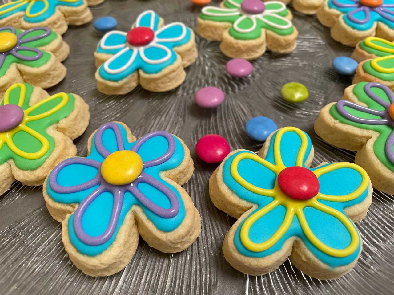 Flower cookies