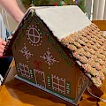 Very large gingerbread house, 2020