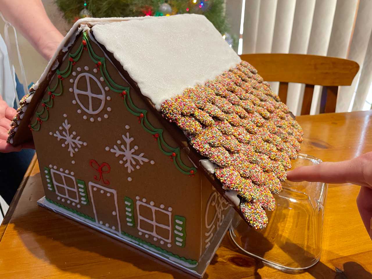 Very large gingerbread house, 2020